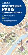 Collins Maps: Discovering Paris Illustrated Map, KRT