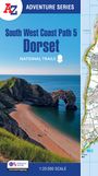 A-Z Maps: South West Coast Path 5 - Dorset, Buch