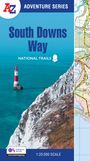 A-Z Maps: South Downs Way, Buch