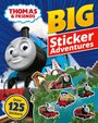 „Thomas & Friends BIG Sticker Adventures“. Eine Lokomotive auf einem bunten Hintergrund mit 125 Stickern.