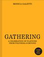 "MONICA GALETTI. GATHERING: A CELEBRATION OF FLAVOURS FROM POLYNESIA & BEYOND. Cover not final." Gelber Hintergrund.