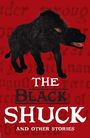 "The Black Shuck and Other Stories" in weißen und schwarzen Buchstaben vor rotem Hintergrund mit großem, schwarzem Hund.
