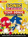 Offiziell Sonic the Hedgehog Team Sonic Malbuch. Bringe Sonic und seine Freunde zum Leben! Illustration: Sonic, Tails, Knuckles.