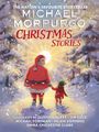 Text: "THE NATION'S FAVOURITE STORYTELLER MICHAEL MORPURGO CHRISTMAS STORIES". Illustration: Weihnachtsmann und Kind im Schnee.