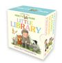 Text: "STORIES FROM PERCY'S PARK LITTLE LIBRARY FRIENDS SEASONS PLAYING OUTDOORS NICK BUTTERWORTH." Illustrationen von Tieren.