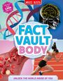 "FACT VAULT BODY", "UNLOCK OVER 1,000 FACTS!", "BREAK INTO THE WORLD INSIDE OF YOU". DNA, Gehirn, Athletin, Blutbahn.