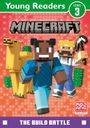 Level 3 Kinderbuch mit Blockfiguren und einem Lama. Titel: "Minecraft: The Build Battle".