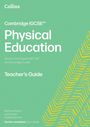 "Cambridge IGCSE Physical Education: Teacher’s Guide" auf grünem Hintergrund mit gelbem Linienmuster rechts.