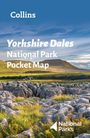 Text: "Collins", "Yorkshire Dales National Park Pocket Map", "National Parks". Landschaft mit Felsen und Hügeln.