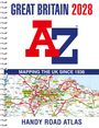 „GREAT BRITAIN 2028“, „A-Z“, „MAPPING THE UK SINCE 1936“, „HANDY ROAD ATLAS“. Detaillierte Straßenkarte von Middlesbrough.
