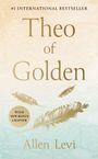 #1 International Bestseller. "Theo of Golden" von Allen Levi. Mit neuem Bonuskapitel. Federn auf strukturiertem Hintergrund.