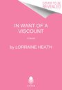 Lorraine Heath: In Want of a Viscount, Buch