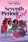 "Seventh Period Girl" von Joya Goffney. Fünf Mädchen in einem Badezimmer, einige mit Handys, andere mit Büchern, vor Taschen.