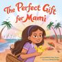 Der Text „The Perfect Gift for Mami“. Ein Mädchen an einem Strand hält einen gelben Vogel und trägt einen Korb.