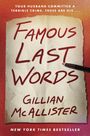 Gillian McAllister: Famous Last Words, Buch