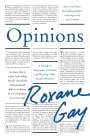 Roxane Gay: Opinions, Buch