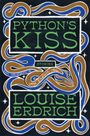 „PYTHON'S KISS“, „STORIES“, „LOUISE ERDRICH“. Illustration mit bunten Schlangen und Sternen umrahmt.