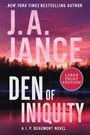 J A Jance: Den of Iniquity, Buch