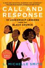 Texts: "A rich and insightful blueprint for leadership."
“Call and Response: 10 Leadership Lessons from the Black Church." 
Persons in colorful suits.