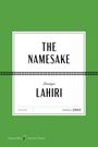 "The Namesake" von Jhumpa Lahiri, veröffentlicht 2003. Grüner Hintergrund, minimalistische Gestaltung.