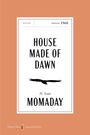 "House Made of Dawn" von N. Scott Momaday. Oben "Fiction", "Published 1968". Silhouette eines fliegenden Vogels.