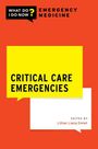 : Critical Care Emergencies, Buch