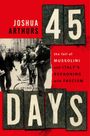 Titel: "45 Days". Thema: Mussolinis Sturz, Italiens Auseinandersetzung mit Faschismus. Foto von Menschen in Bewegung.
