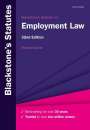 Richard Kidner: Blackstone's Statutes on Employment Law, Buch