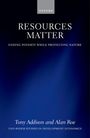 Tony Addison: Resources Matter, Buch