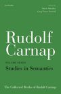 : Rudolf Carnap: Studies in Semantics, Buch