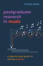 Victoria Rogers: Postgraduate Research in Music, Buch