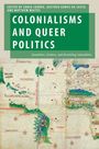 „Colonialisms and Queer Politics“, bearbeitet von Sonia Corrêa, Gustavo Gomes da Costa, und Matthew Waites. Karte als Hintergrund.