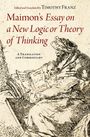 Timothy Franz: Maimon's Essay on a New Logic or Theory of Thinking, Buch