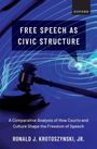 Ronald J Krotoszynski Jr: Free Speech as Civic Structure, Buch