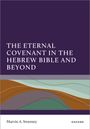 "The Eternal Covenant in the Hebrew Bible and Beyond" von Marvin A. Sweeney. Wellenförmiges Grafikdesign unten.