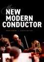 "The New Modern Conductor" von Mark Gibson. Ein Dirigent leitet ein Orchester, umgeben von Musikern mit Streichinstrumenten.