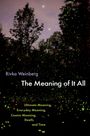 Rivka Weinberg: The Meaning of It All, Buch