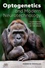 „Optogenetics and Modern Neurotechnology“ und „ILLUMINATING THE MYSTERIES OF THE BRAIN“. Gorilla im Vordergrund.
