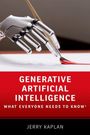 Jerry Kaplan: Generative Artificial Intelligence, Buch