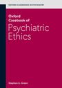 Titel: Oxford Casebook of Psychiatric Ethics. Autor: Stephen A. Green. Farbe: Dunkelrot mit schwarzem Streifen links.