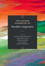 "The Oxford Handbook of Kurdish Linguistics" von fünf Herausgebern. Bunte abstrakte Landschaft im Hintergrund.