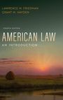 "Fourth Edition American Law: An Introduction" oben. Darunter eine Landschaft mit Sonnenuntergang und einem Teich.