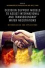 "Decision Support Models for Water Negotiations" steht oben, darunter ein Handschlag vor bunten Wassermassen.