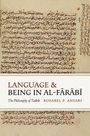 Rosabel Ansari: Language and Being in Al-Farabi, Buch