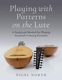 „Playing with Patterns on the Lute“, mit zwei Laute-Instrumenten, eines liegend, das andere aufrecht stehend.