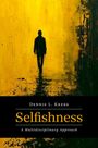 "Selfishness: A Multidisciplinary Approach" von Dennis L. Krebs. Silhouette einer Person auf gelbem Hintergrund.