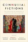 Text: "CONNUBIAL FICTIONS", "The evolution of marriage in American law and literature", Herausgeber: "Jonathan S. Masur, Richard H. McAdams, Martha C. Nussbaum". 

Illustration: Eine Gruppe von Menschen in bunter Kleidung vor einem gemusterten Hintergrund.