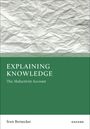 „EXPLAINING KNOWLEDGE: The Abductivist Account“ von Sven Bernecker, Oxford. Hintergrund in Knitteroptik, grün und weiß.
