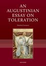 Titel: "An Augustinian Essay on Toleration." Autor: Manfred Svensson. Illustration: Ein Mann in einem Sessel mit Buch.