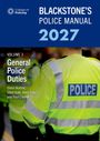 "Blackstone's Police Manual 2027. Volume 3: General Police Duties von Glenn Hutton u.a. Polizist in gelber Weste von hinten."